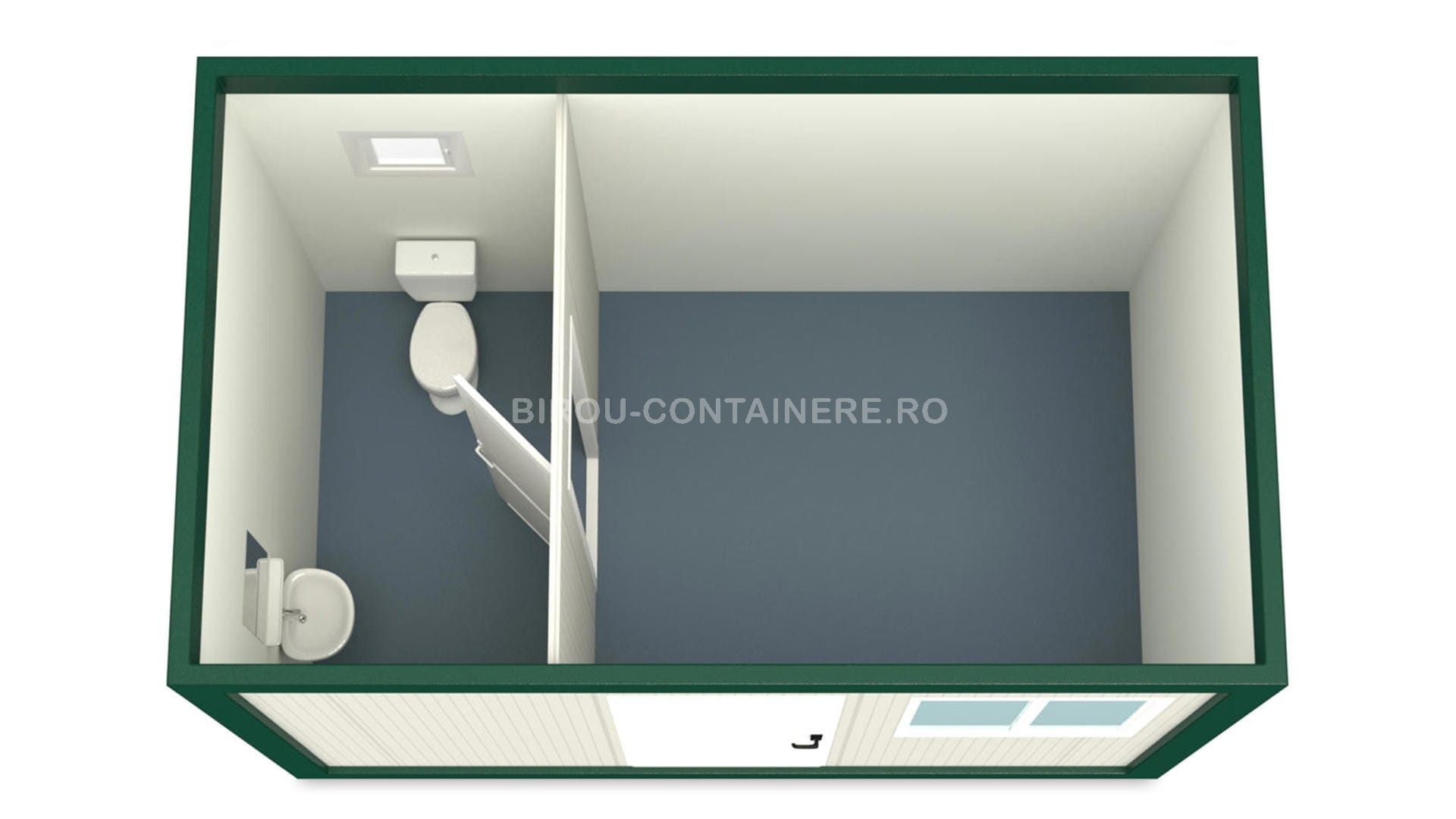 Container Casa 4m verde2